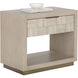 Akava 30.5 X 26 inch Light Wash / Gold Night Stand